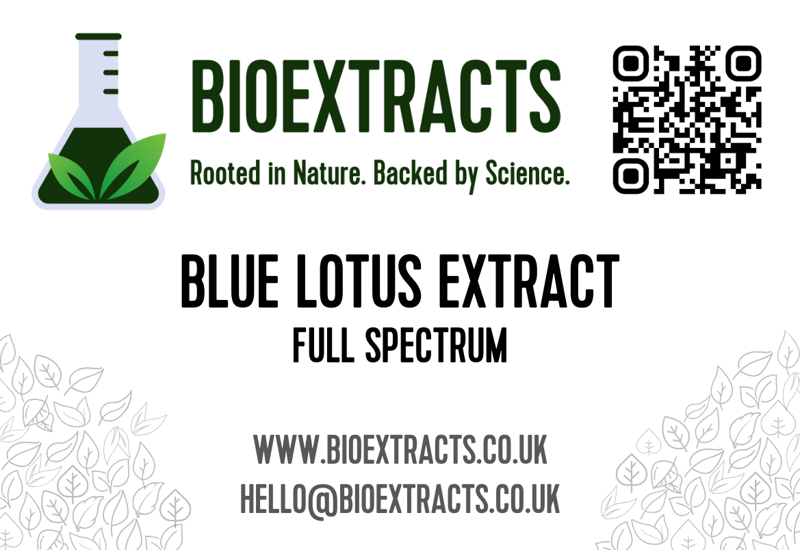 Blue lotus full spectrum label